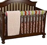 Cotton Tale Designs Front Crib Rail Cover Up Set, Here Kitty Kitty [並行輸入品]