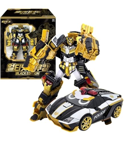 韓国ロボ トボット トライタン.ブラック メタルカードボット