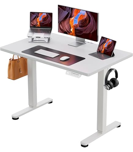 MoonMeguri 昇降デスク 幅120奥行き60高さ72-118cm Amazon.co.jp: 「電動昇降 無段階高さ調節」MoonMeguri 昇降デスク 幅