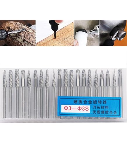 Amazon.co.jp: TRUSCO(トラスコ) 超硬バーセットAシリーズ 軸3mm 刃径 