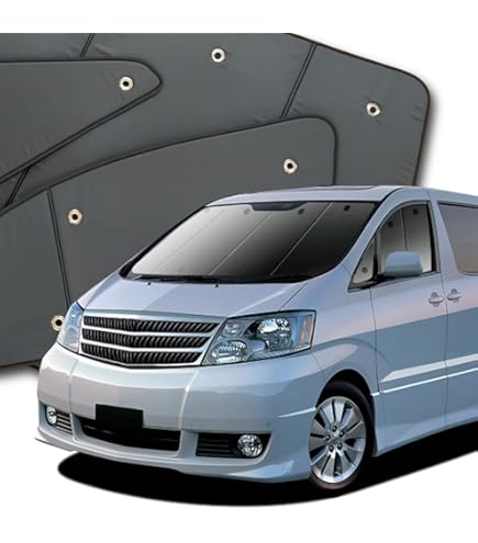 車中泊必見 趣味職人 アルファード 10系 サンシェード フロント リア おまけ Amazon.co.jp: ruiya トヨタ アルファード 10系 専用