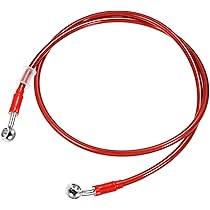 Amazon.co.jp: X AUTOHAUX ブレーキホース バイク メッシュ