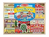 Melissa & Doug Town Blocks Play Set [並行輸入品]
