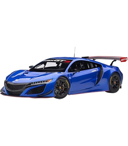 Modélisme Autoart – Honda NSX GT3 2018 Noir Mat à L'échelle 1:18, Modèle AA81899