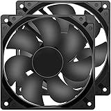 PANO-MOUNTS 冷却ファン120mm 12cm 大風量 12025 DC 12V 120x120x25mm 2ピンパソコン用 2個いり
