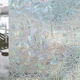 elfishjp 窓 めかくしシート ガラスフィルム 目隠し 断熱 結露防止 リメイク 無接着剤 貼ってはがせる 窓用フィルム シール ステンドグラス 外から見えない窓用フィルム UVカット 防虫忌避