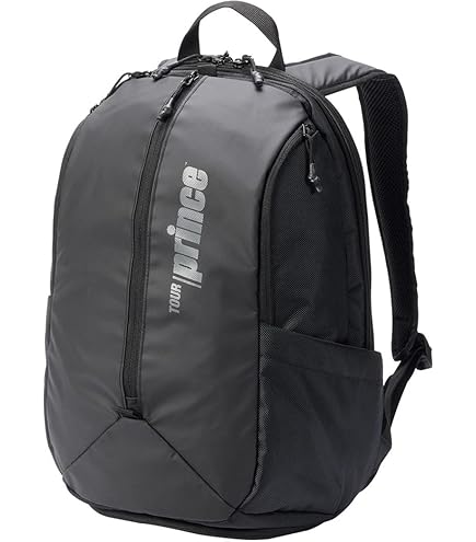 Amazon | Prince(プリンス) ラケットバッグ6本入 ブラック×ピンク