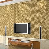 3D壁紙現代中国古典的なラティスホテルレストラン茶室エンジニアリング装飾PVCコリドー3つを買う無料 (Color : 66702)