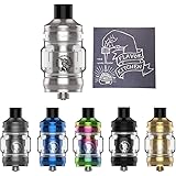 【NANO 2】GEEKVAPE Z Nano2 (Zeus nano) ゼウス ナノ 2 φ22mm クリアロ ＋FlavorKitchenオリジナルVAPEクロスセット VAPE(ベイプ) 爆煙系アトマイザー (Silver)