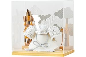 ROITOKA 五月人形 兜 アクリルケース飾り YUKUMO ユクモ 5.玲央 弓太刀ウォールナット