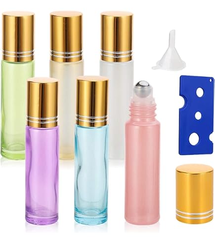 Amazon.co.jp: Akasooda ロールオンボトル 10個 透明 10ML アロマ保存