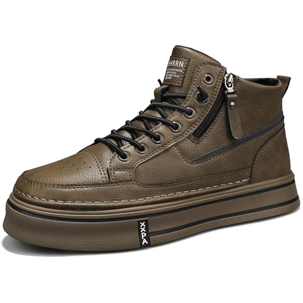 Amazon | メンズ シークレット ブーツ 厚底 5cm アップ ハイカット