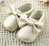 「HIKARE」　ベビーシューズ　女の子　ファーストシューズ　フォーマル　蝶結び飾り付　スパングル　子供シューズ　乳児靴　柔らかい　軽い　コンフォート　発表会　結婚式　入園式　お祝いプレゼント　（サイ