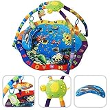 Baby's play mat - Activity mat with aquatic patterns, arches and educational toys by BABYFIELD