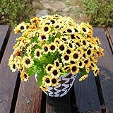 造花インテリア 向日葵 造花 ひまわり 花束 枯れない花 アートフラワー CT触媒 シルク製 開店祝い 開院祝い 新築祝い お中元 お歳暮 年末年始 贈答 お年賀 お祝い 結婚式ブケ プレゼント