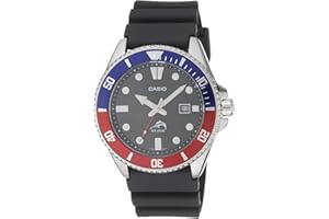 Casio MDV106 Series | Unisex Analog Watch | 200M WR | Stainless Steel Case | Resin Band | 2 Hand Analog (HR, Min, SEC) | Date Display | Screw Down Crown/Screw Down Caseback | 3 Year Battery