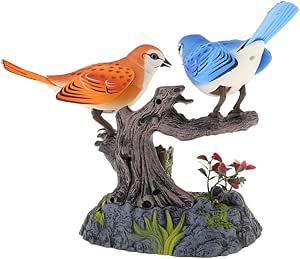 Amazon N A 鳴く鳥のおもちゃリアルな音と動き鳴る鳥 3 ぬいぐるみ おもちゃ
