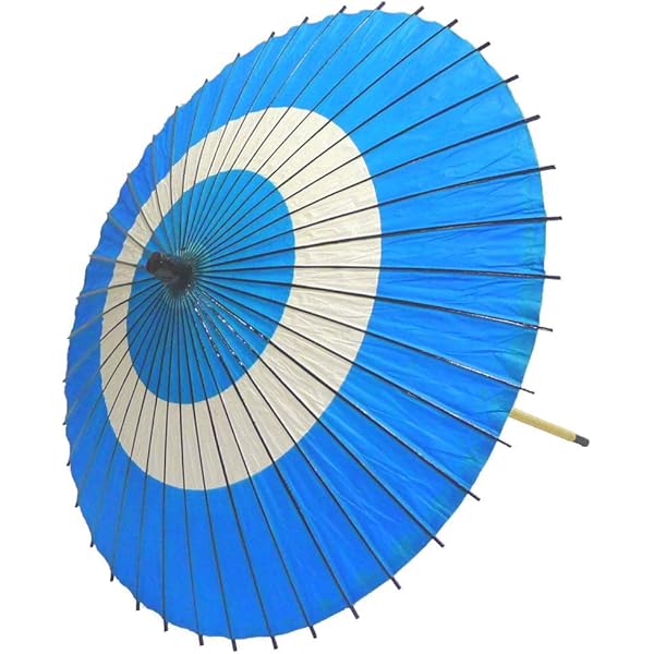 紙傘 助六 水（2本継） 国産 継ぎ柄 踊り小道具 舞傘 小道具