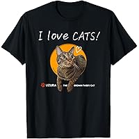Amazon | ねこだいすき 猫 キジトラ猫 かわいい CAT Tシャツ | T