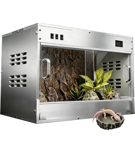 Amazon | 爬虫類 ケージ レオパ ケージ 100x50x50cm 木製飼育ケージ
