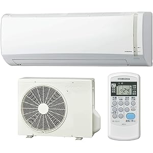 【設置工事費込】 CORONA(コロナ) エアコン工事セット 冷暖房 主に6畳用 室内機室外機セット 内部クリーン機能 CSH-N2220R(W) 【AC設置】