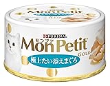 モンプチ ゴールド缶 成猫用 極上たい添えまぐろ 70g×24缶入り (ケース販売) [キャットフード]