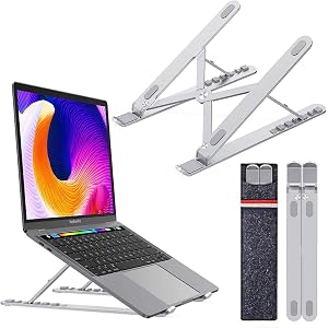 ノートパソコン スタンド PC スタンド 折りたたみ式 6段階調節 Macbook/iPad/ノート/ 液タプなど対応…