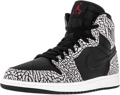 air jordan 1 retro high black elephant print