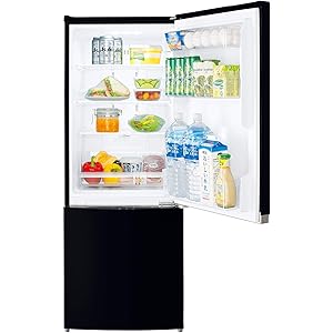 東芝 2ドア ミニ冷凍冷蔵庫 153L GR-R15BS-K セミマットブラック 東芝 2ドア ミニ冷凍冷蔵庫 153L GR-R15BS-K セミマットブラック