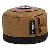 MOOTVGOO OD缶 ガス缶カバー 保護 保温 遮熱 230gガスタンクに適用 ガスタンク保護ケース ガスタンクバッグ アウトドア 燃料シリンダー収納バッグ カーキ色