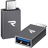 Rampow USB Type C & USB 変換アダプタ【二個セット】OTG対応 MacBook, iPad Pro, Sony Xperia XZ/XZ2, Samsung USB-C & USB 3.0 5Gbps高速データ転送