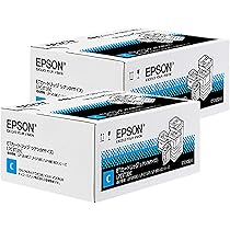 Amazon | エプソン LPC3T38C ETカートリッジ 純正 シアン Mサイズ 2本  