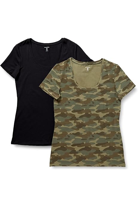 Amazon.co.jp: [Amazon Essentials] 2枚組 Tシャツ クルーネック 