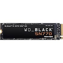 WD_BLACK 1TB SN770 NVMe Gen4 PCIe M.2 SSD