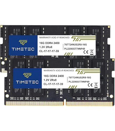 Amazon.co.jp: Timetec 32GB KIT(16GBx2枚) DDR4 ノートPC用メモリ 