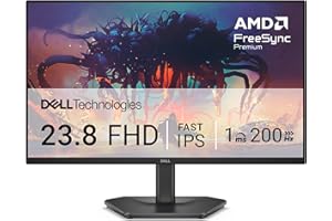 Dell SE2425HG 23.8インチ ゲーミングモニター(3年保証/FHD/Fast IPS,非光沢/DP1.4x1,HDMIx2,/FreeSync Premium/sRGB 99%/傾き/1ms,200Hz)
