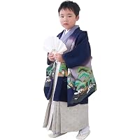 Amazon | [KYOETSU] [キョウエツ] 七五三 男の子 5歳 着物 袴 セット 