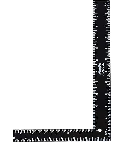 Better Office Products T Square, 12 Inch Metal T Ruler