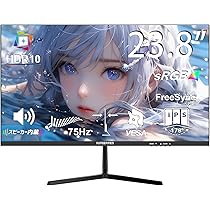 Amazon.co.jp: XUNDEFINED 23.8 インチ 75Hz スピーカー付き 