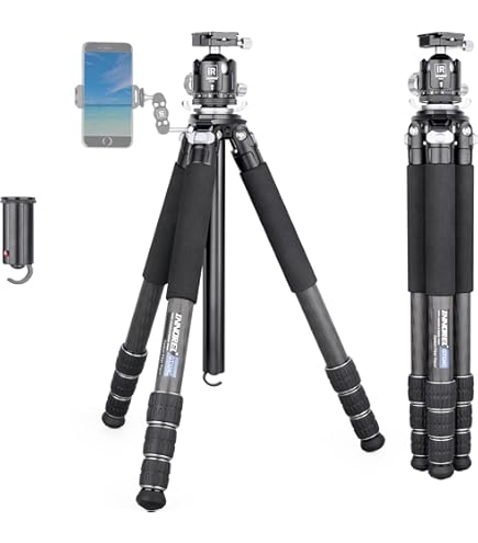 Amazon | SWFOTO T2840CE 三脚 一眼レフ カメラ コンパクト カーボン 