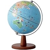 レイメイ藤井 地球儀 国旗・よみがな付き 球径20cm OYV221 本体サイズ:w210xh290xd200mm/640g