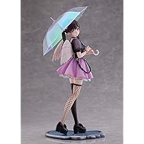 Amazon.co.jp: 1/7スケールフィギュア 傘をひらいて翼をとじて 心羽 