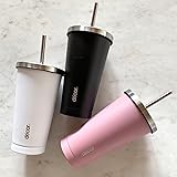 Decor Double Wall Stainless Steel Tumbler, Assorted, 450 ml Capacity