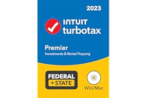 TurboTax Premier 2023 Tax Software, Federal & State Tax Return [Amazon Exclusive] [PC/MAC Disc]