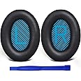 SoloWIT イヤーパッド イヤークッション 交換用 Bose QuietComfort 15 QC15 QC25 QC35 QC2 Ae2 Ae2i Ae2w SoundTrue & SoundLink Around Earに対応 ヘッドフォンに