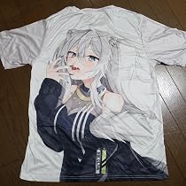 Amazon.co.jp: 獅白ぼたん Tシャツ vtuber バーチャルユーチューバー 