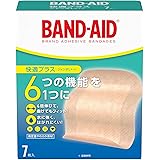 BAND-AID(バンドエイド) 救急絆創膏 快適プラス ジャンボ Lサイズ 7枚 伸縮