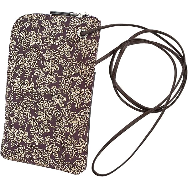 Amazon.co.jp: [印傳屋] 印伝 スマホポシェット スマホケース 鹿革 