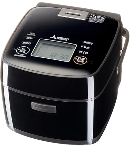 Amazon | 三菱 IHジャー炊飯器 NJ-XS103J-R 5.5合炊き ルビーレッド 炭  