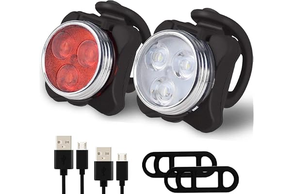 USB Rechargeable LED Bike Light Front 